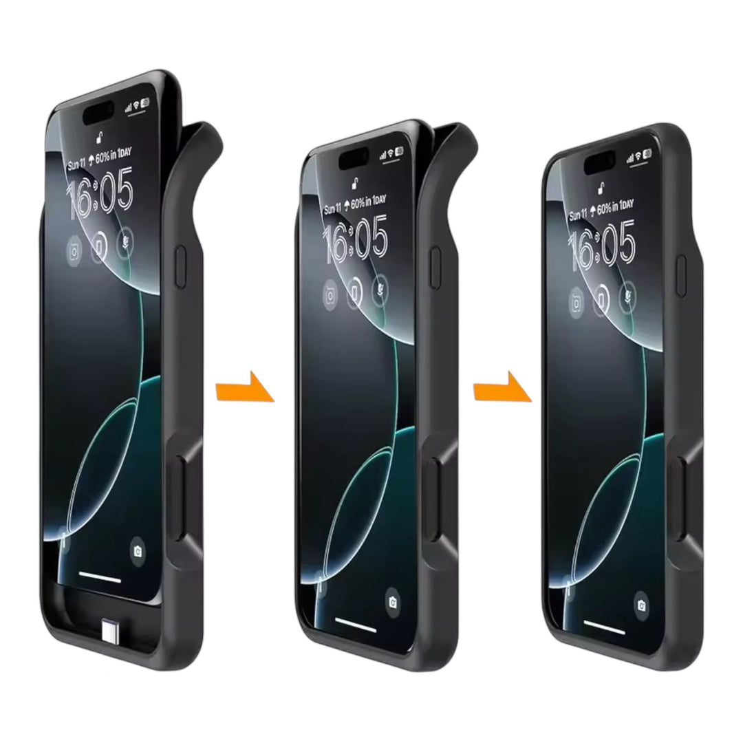 Akku Hülle/Case mit Ladefunktion für iPhone 17, 17 Pro, 17 Pro Max, Air, 16, 16 Plus, 16 Pro, 16 Pro Max, 16e, 15, 15 Plus, 15 Pro, 15 Pro Max, 14, 14 Plus, 14 Pro, 14 Pro Max, 13, 13 Pro, 13 Pro Max, 13 Mini, 12, 12 Pro, 12 Pro Max, 12 Mini, SE, 11 | ZITOCASES®