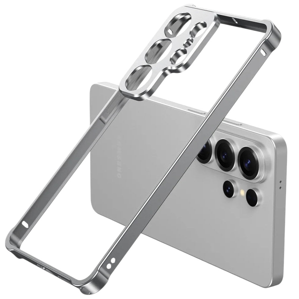 Aluminium Rahmen/Bumper Hülle/Case (inkl. Kamera Abdeckung) für Samsung Galaxy S26, S26 Plus, S26 Ultra