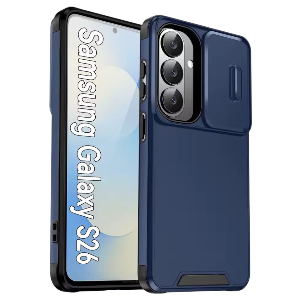 Outdoor Hülle/Case mit verschiebbarer Kameraabdeckung für Samsung Galaxy S26, S26 Plus, S26 Ultra | ZITOCASES®