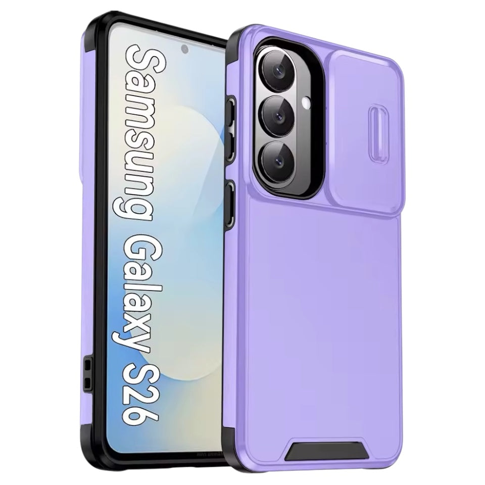 Outdoor Hülle/Case mit verschiebbarer Kameraabdeckung für Samsung Galaxy S26, S26 Plus, S26 Ultra | ZITOCASES®