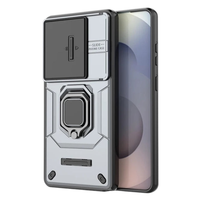 Robuste Outdoor/Magnet Hülle/Case mit verschiebbarer Kameraabdeckung für Samsung Galaxy S26, S26 Plus, S26 Ultra