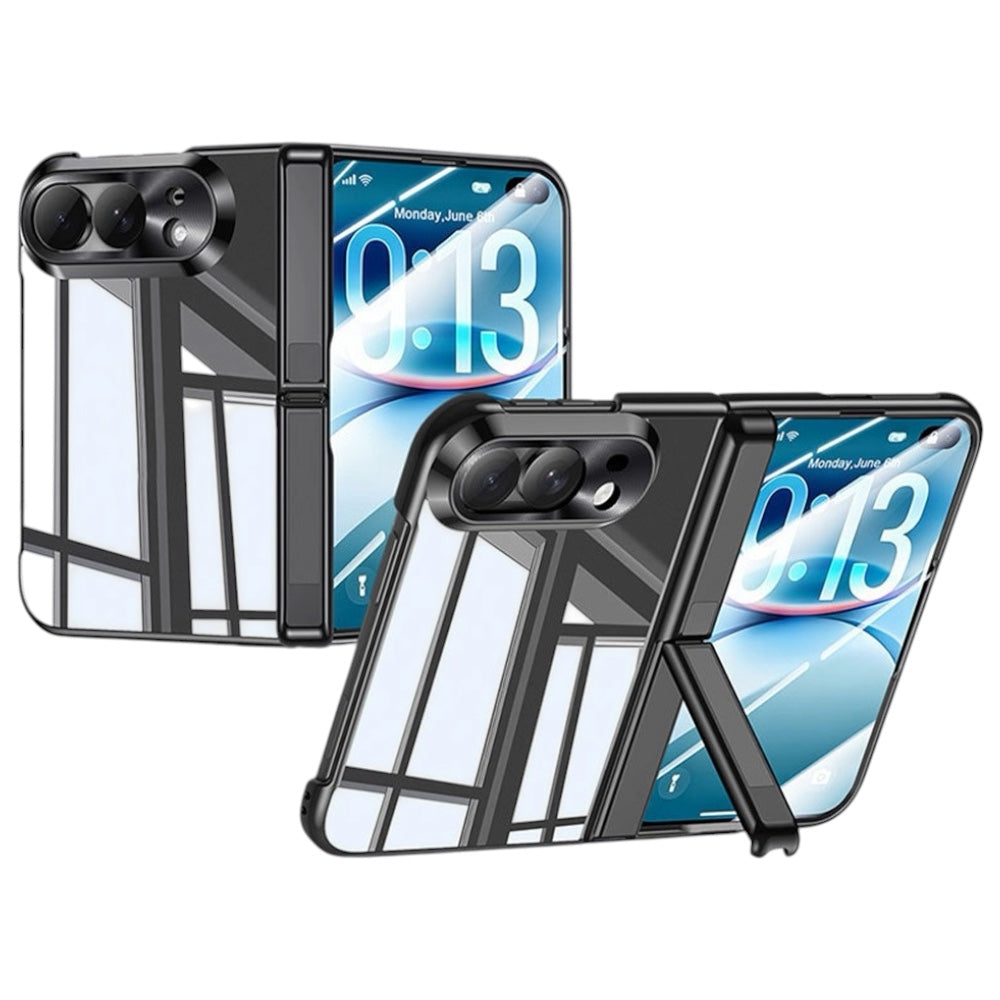 Kratzfeste/Transparente Vollschutz [KLARSICHT] Hülle/Case mit integriertem Ständer für iPhone Ultra | ZITOCASES®