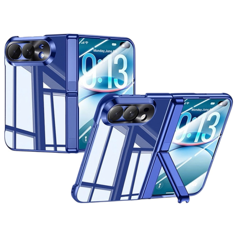 Kratzfeste/Transparente Vollschutz [KLARSICHT] Hülle/Case mit integriertem Ständer für iPhone Ultra | ZITOCASES®