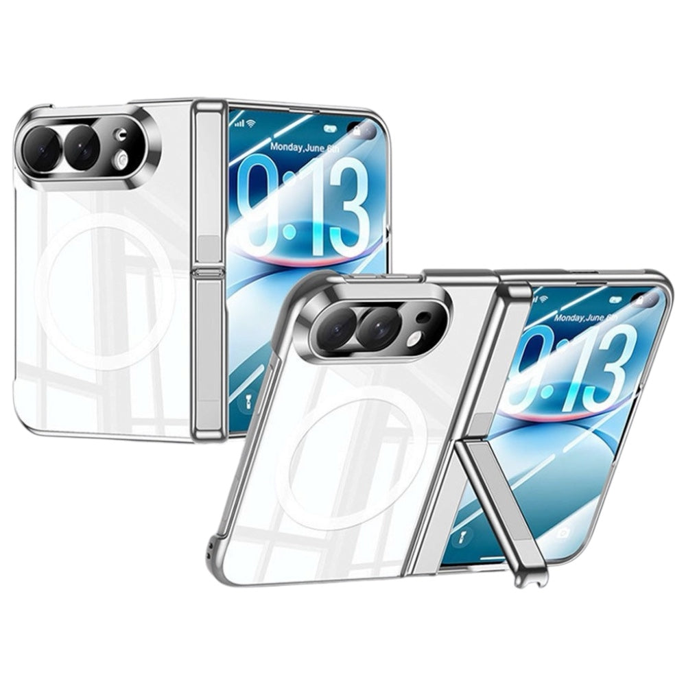Kratzfeste/Transparente Vollschutz [KLARSICHT] MagSafe/Magnet Hülle/Case mit integriertem Ständer für iPhone Ultra | ZITOCASES®