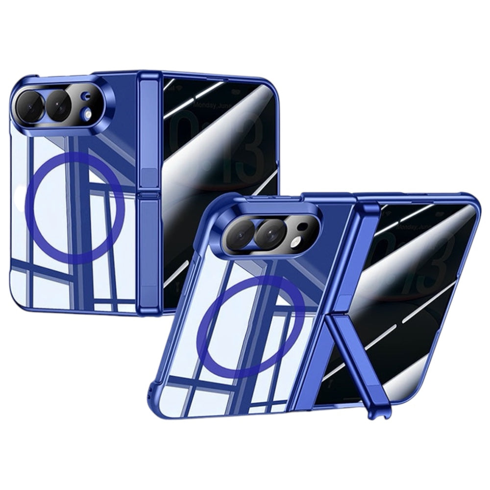 Kratzfeste/Transparente Vollschutz [SICHTSCHUTZ] MagSafe/Magnet Hülle/Case mit integriertem Ständer für iPhone Ultra | ZITOCASES®