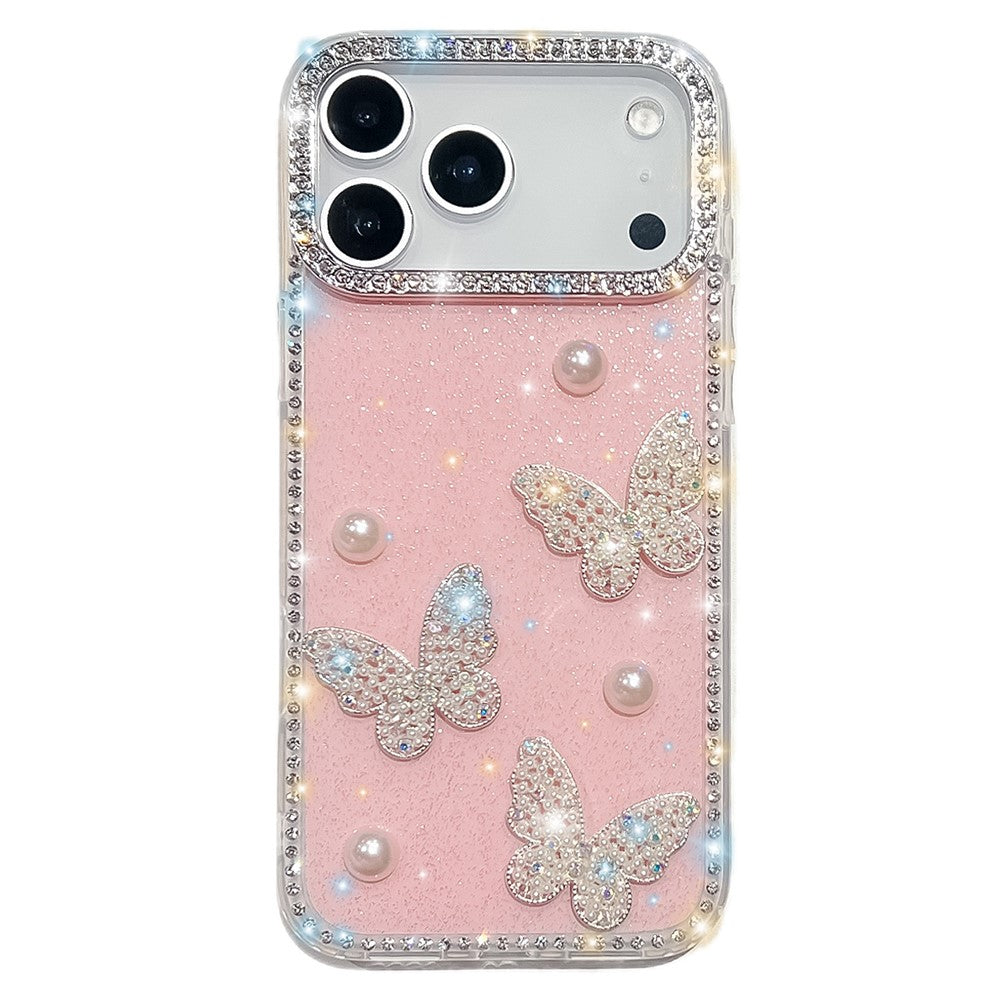 3D Schmetterling Perlen/Diamant Hülle/Case für iPhone 17 Pro, 17 Pro Max | ZITOCASES®