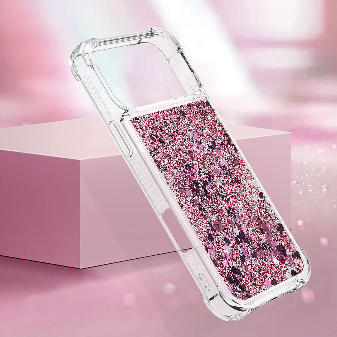 Liquid Schwimmende Glitzer Flakes Hülle/Case für iPhone 17 Pro, 17 Pro Max | ZITOCASES®
