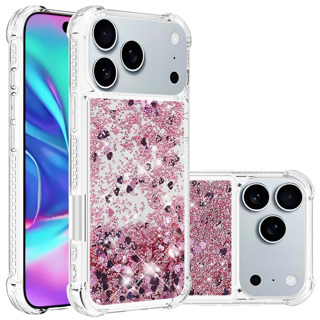 Liquid Schwimmende Glitzer Flakes Hülle/Case für iPhone 17 Pro, 17 Pro Max | ZITOCASES®
