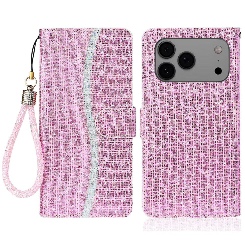 ICED OUT Diamant Glitzer Klapp Hülle/Flip Case für iPhone 17 Pro, 17 Pro Max | ZITOCASES®