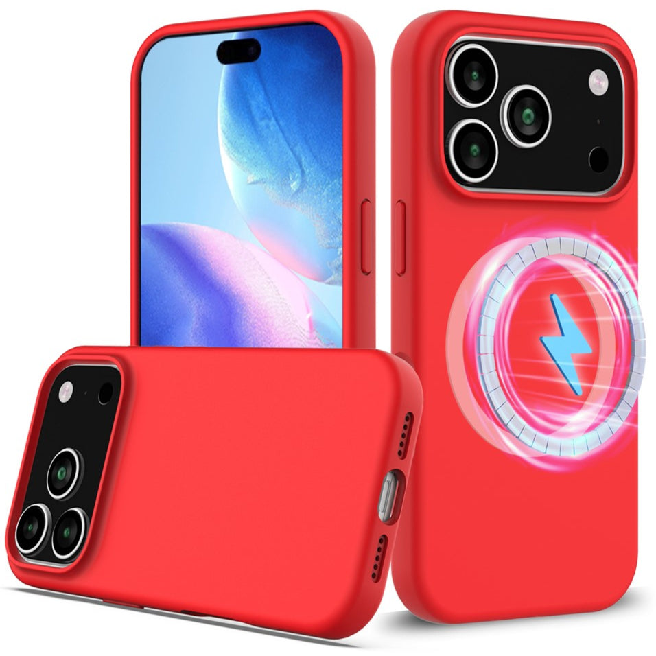 Bunte MagSafe/Magnet Silikon Hülle/Case für iPhone 17 Pro, 17 Pro Max | ZITOCASES®