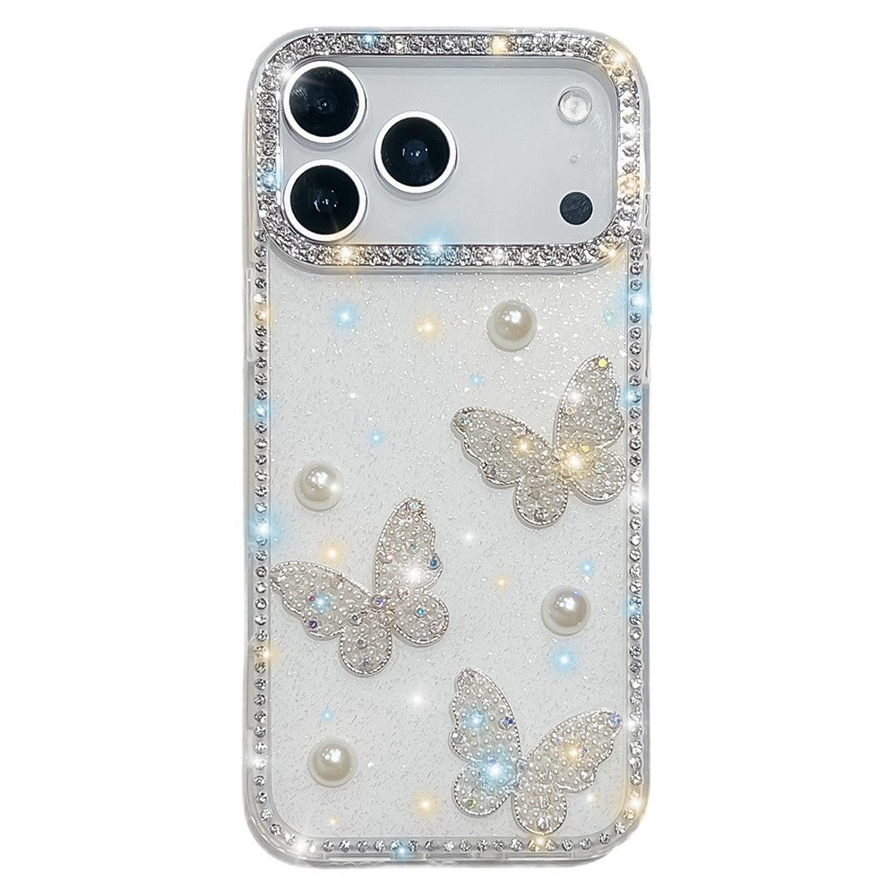 3D Schmetterling Perlen/Diamant Hülle/Case für iPhone 17 Pro, 17 Pro Max | ZITOCASES®