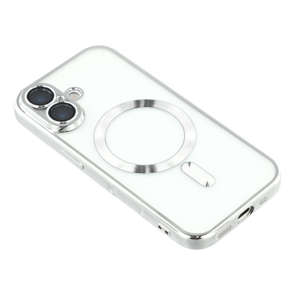 Transparente/Chrom MagSafe/Magnet Silikon Hülle/Case für iPhone 17 | ZITOCASES®