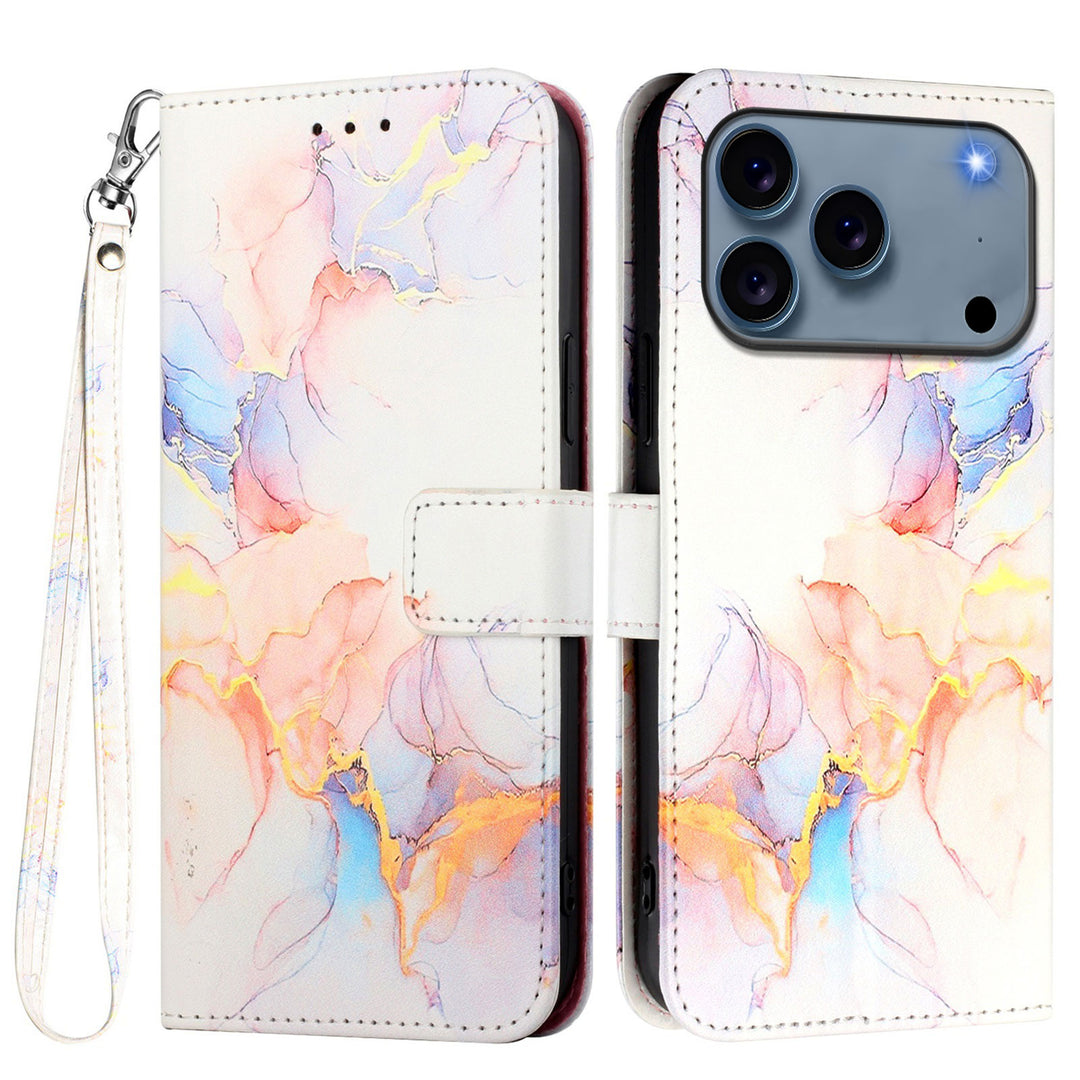 Marmor Optik Kunstleder Klapp Hülle/Flip Case für iPhone 17 Pro, 17 Pro Max | ZITOCASES®