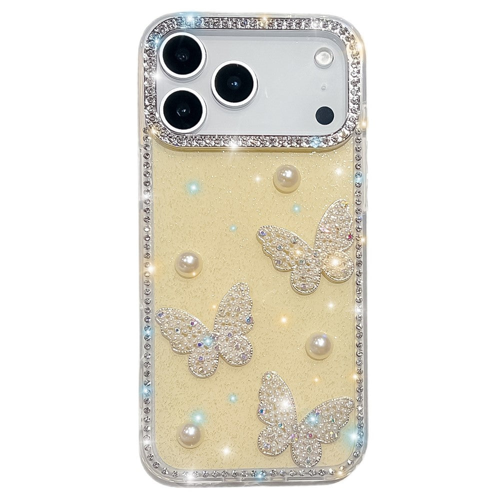 3D Schmetterling Perlen/Diamant Hülle/Case für iPhone 17 Pro, 17 Pro Max | ZITOCASES®