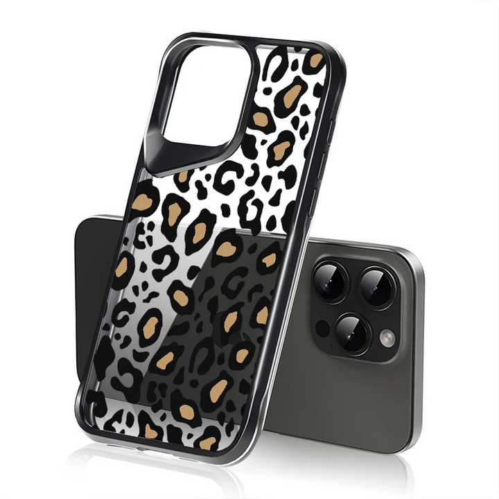 Transparente Leopard Silikon Hülle/Case für iPhone 16, 15, 14, 13-Serie | ZITOCASES®