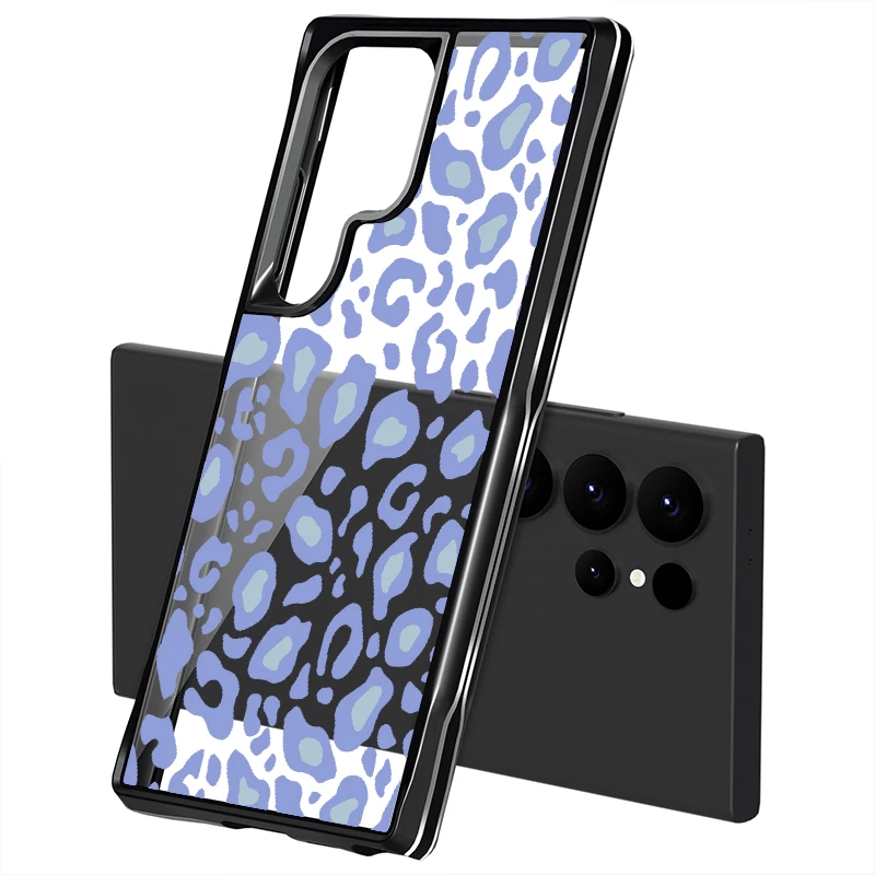 Transparente Leopard Silikon Hülle/Case für Samsung Galaxy S24, S23, Note-Serie | ZITOCASES®