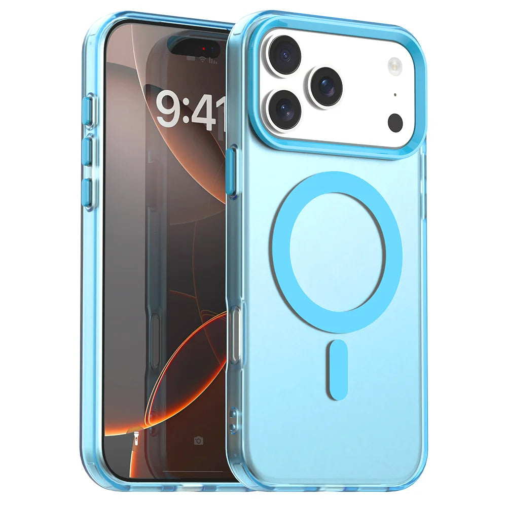 Matte/Transparente Neon MagSafe/Magnet Hülle/Case für iPhone 17 Pro, 17 Pro Max | ZITOCASES®