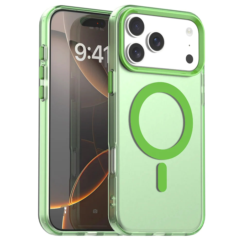 Matte/Transparente Neon MagSafe/Magnet Hülle/Case für iPhone 17 Pro, 17 Pro Max | ZITOCASES®
