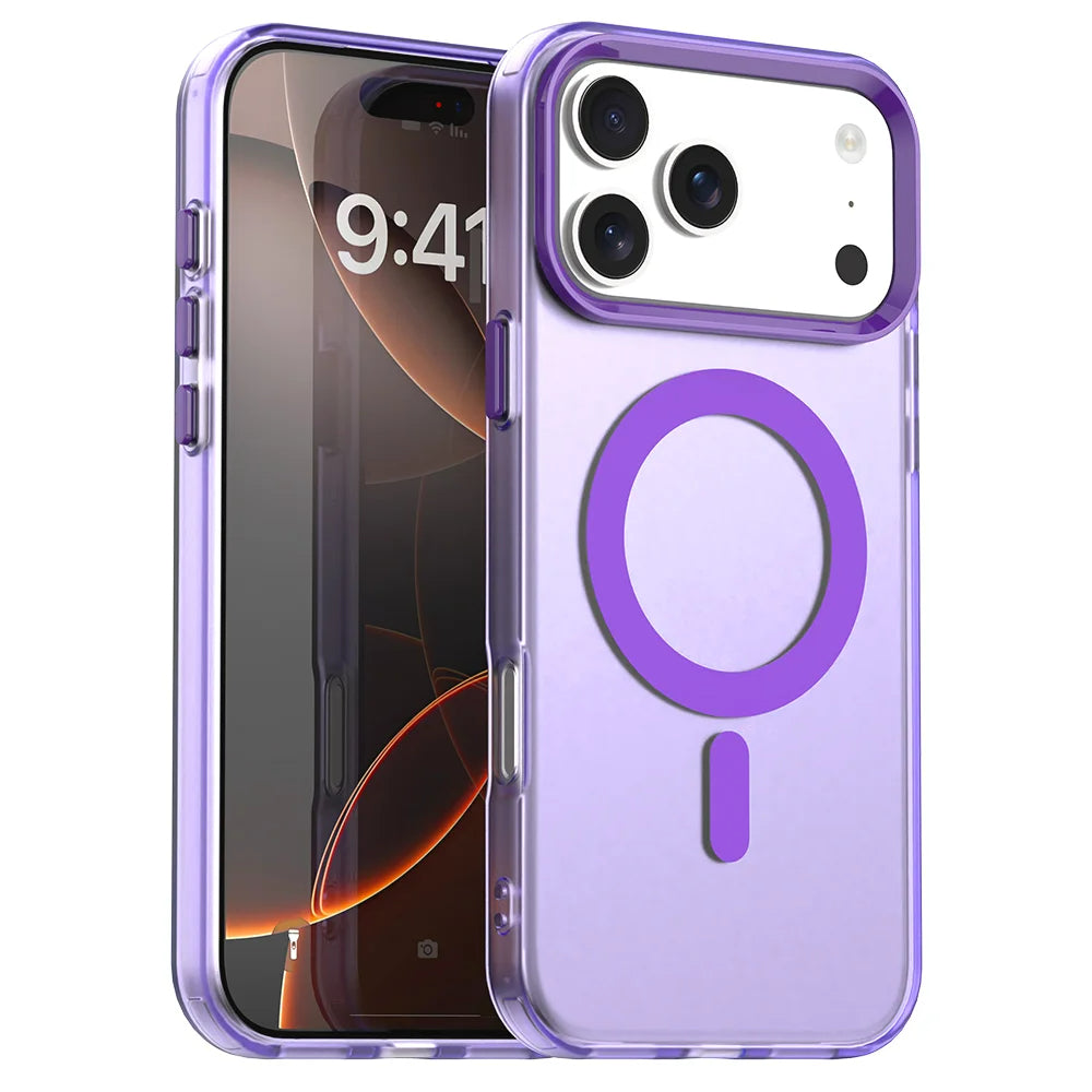 Matte/Transparente Neon MagSafe/Magnet Hülle/Case für iPhone 17 Pro, 17 Pro Max | ZITOCASES®