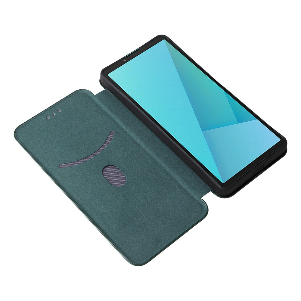 Carbon Optik Klapphülle/Flipcase für Sony Xperia 10 VIII | ZITOCASES®