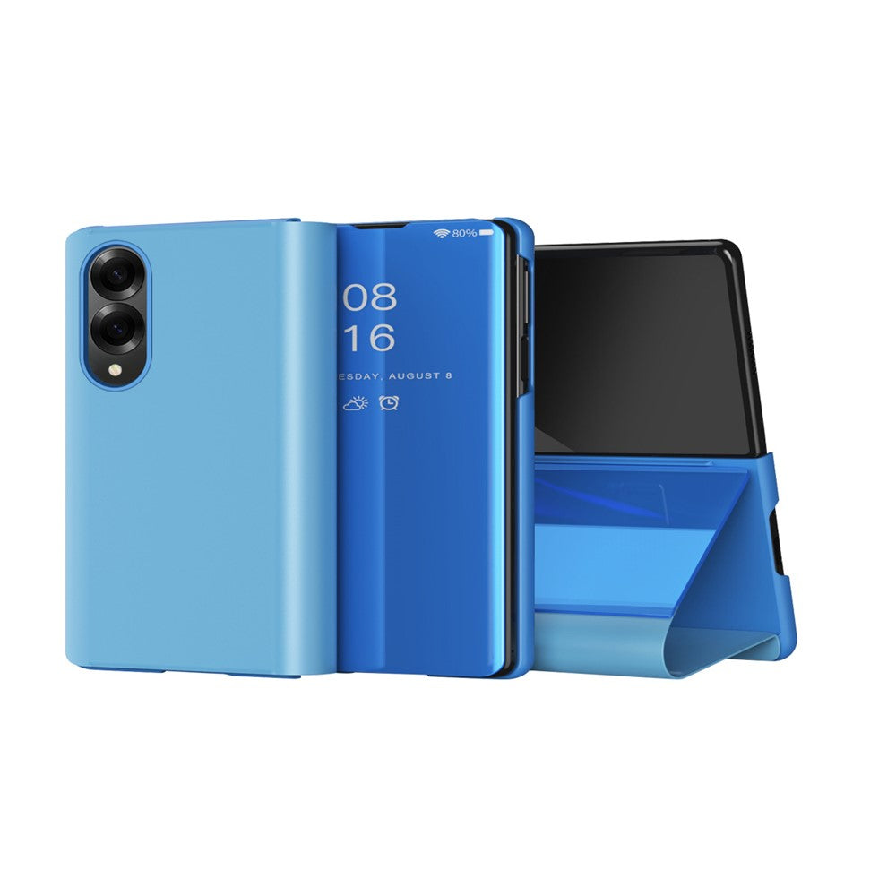 Transparente/Spiegel Kunstleder Klapphülle/Flipcase für Samsung Galaxy Z Fold 8 | ZITOCASES®