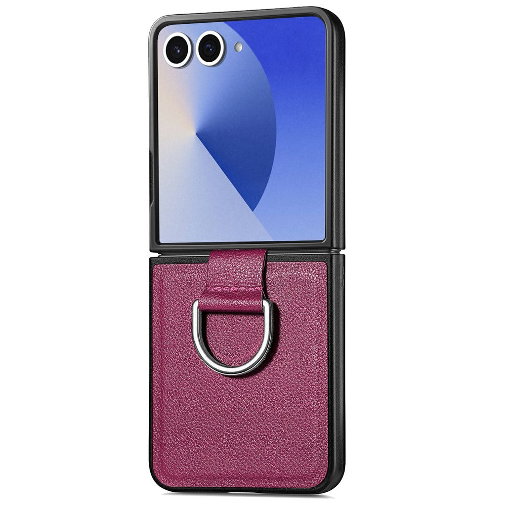 Kunstleder Ring Hülle/Case für Samsung Galaxy Z Flip 8 | ZITOCASES®
