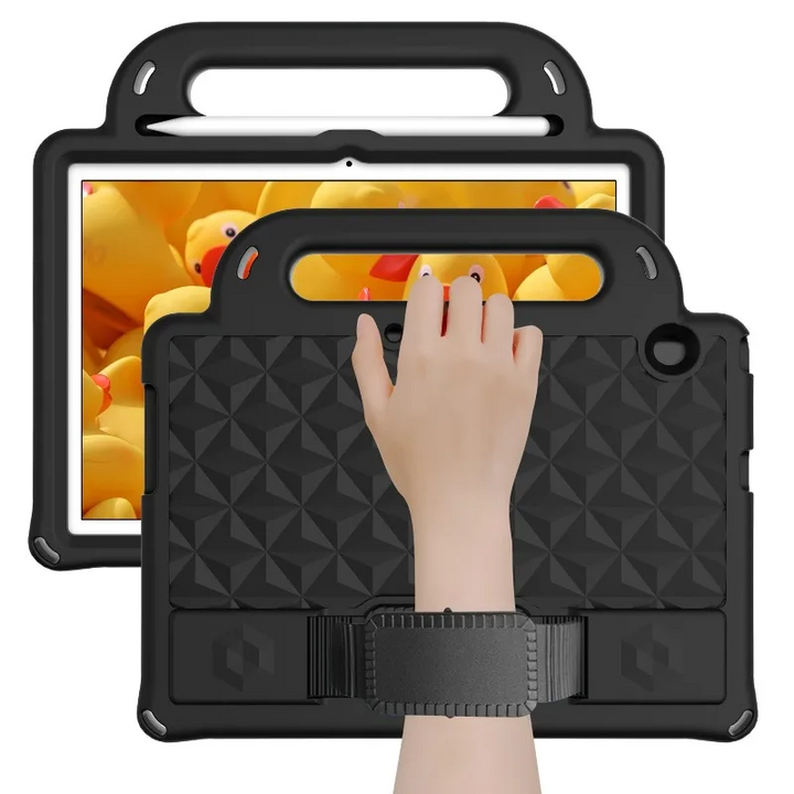 Kinder/Airbag Silikon Hülle/Case inkl. Gurt und Griff für iPad Pro, Mini-Serie | ZITOCASES®