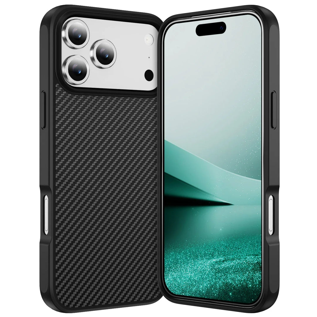 Carbon Optik MagSafe/Magnet Silikon Hülle/Case für iPhone 17 Pro, 17 Pro Max | ZITOCASES®