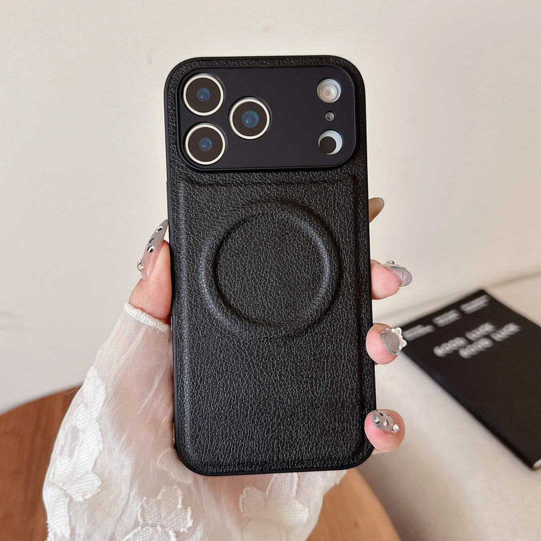 Kunstleder/Hochglanz MagSafe/Magnet Hülle/Case für iPhone 17 Pro, 17 Pro Max | ZITOCASES®