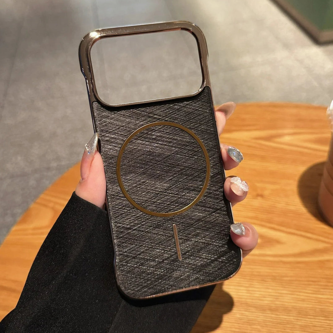 Rahmenlose Metallstruktur Optik MagSafe/Magnet Hülle/Case für iPhone 17 Pro, 17 Pro Max | ZITOCASES®