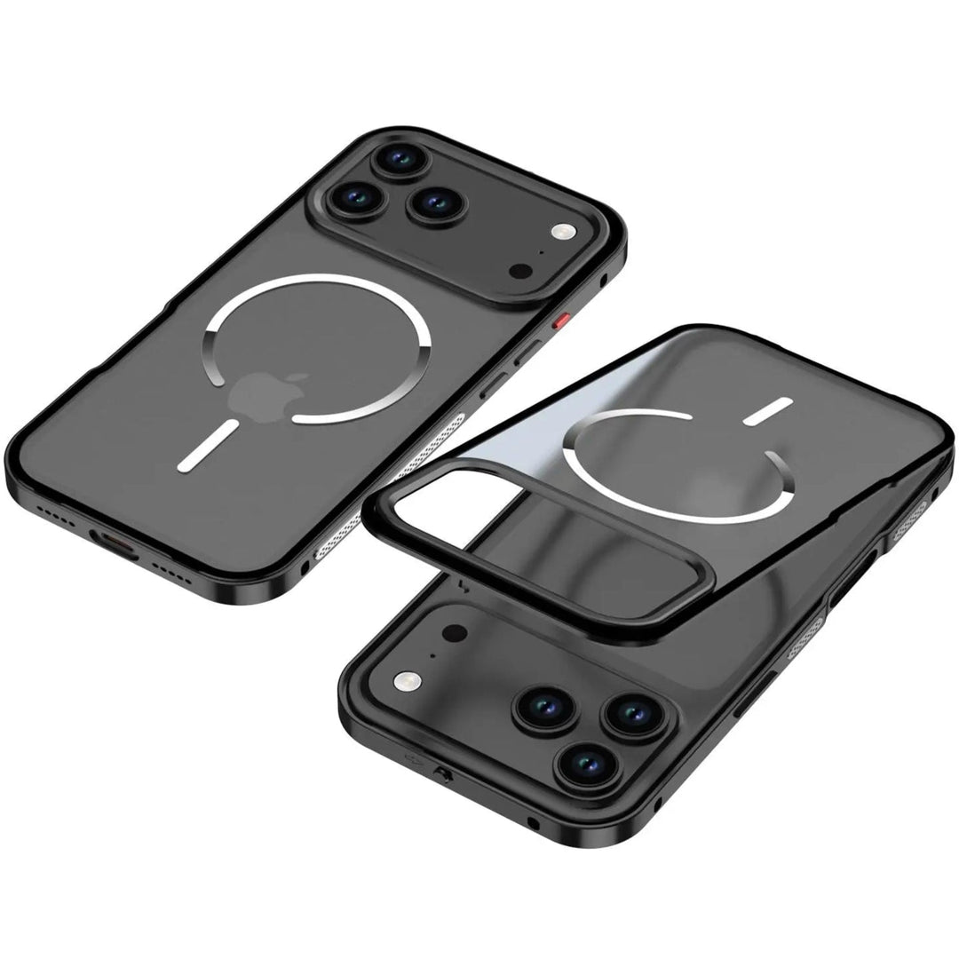 Rahmen/Bumper Aluminium MagSafe/Magnet Hülle/Case inkl. Glas Rückseite für iPhone 17 Pro, 17 Pro Max | ZITOCASES®
