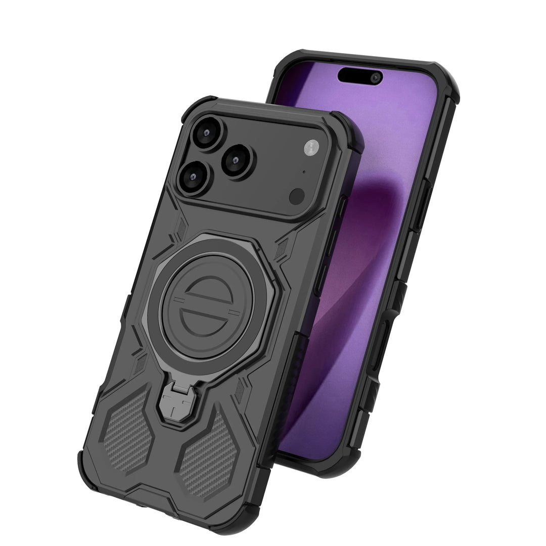 Stoßabsorbierende Outdoor MagSafe/Magnet Hülle/Case mit integriertem Ständer für iPhone 17 Pro, 17 Pro Max | ZITOCASES®