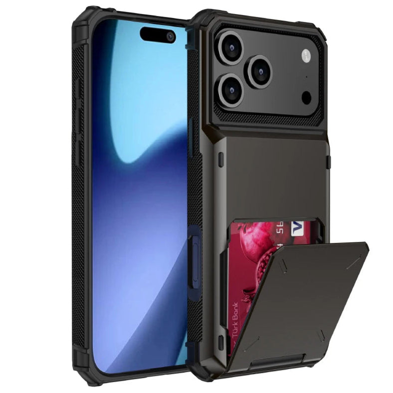 Silikon/Airbag Hülle/Case mit Kartenfach für iPhone 17 Pro, 17 Pro Max | ZITOCASES®