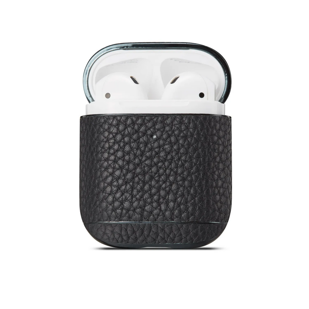 Elegante Kunstleder/Gold Hülle/Case für AirPods 1, 2, 3, 4 | ZITOCASES®