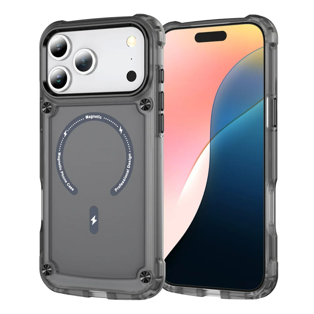 Bunte/Airbag MagSafe/Magnet Silikon Hülle/Case für iPhone 17 Pro, 17 Pro Max | ZITOCASES®