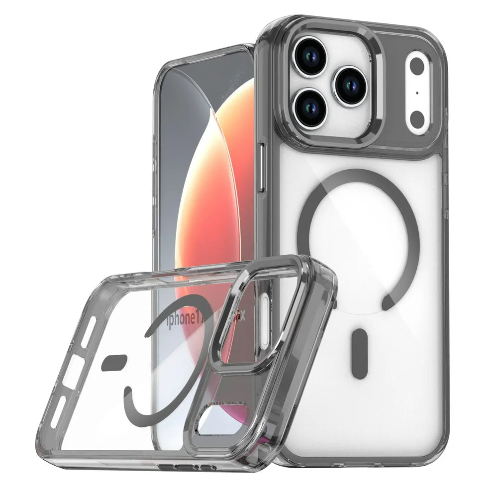 Transparente/Chrom MagSafe/Magnet Hülle/Case für iPhone 17 Pro, 17 Pro Max | ZITOCASES®
