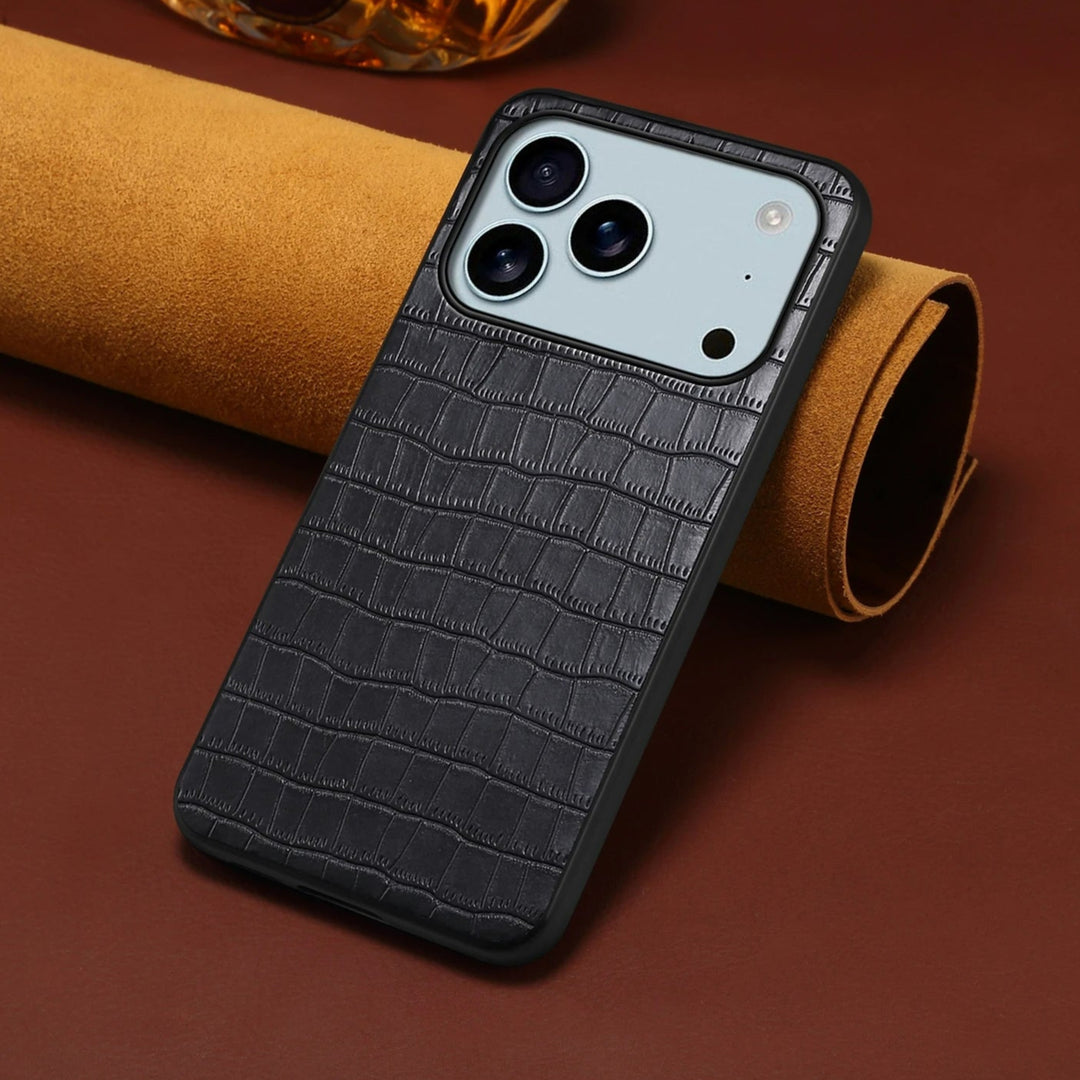 Krokodil-Leder Optik Hülle/Case für iPhone 17 Pro, 17 Pro Max | ZITOCASES®
