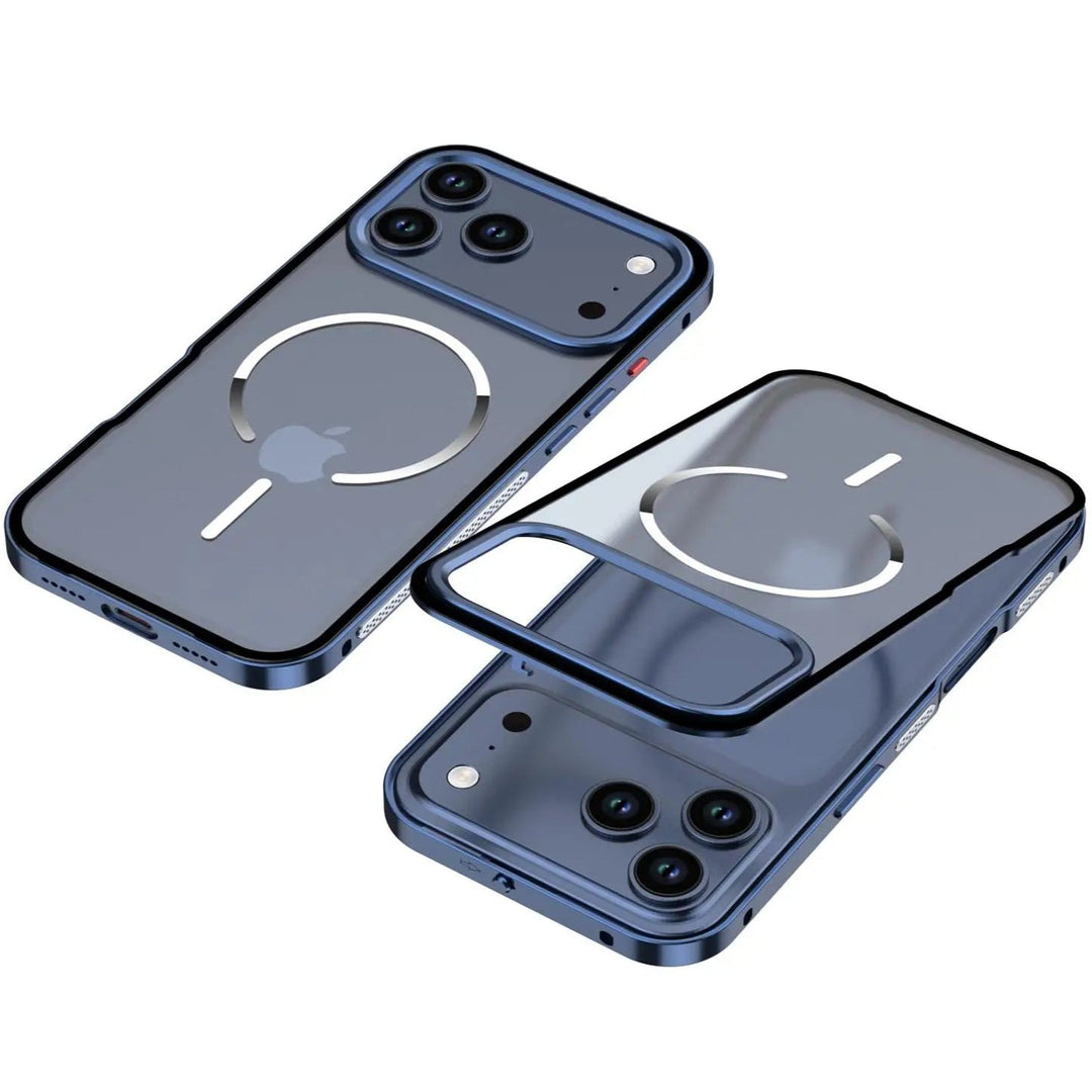 Rahmen/Bumper Aluminium MagSafe/Magnet Hülle/Case inkl. Glas Rückseite für iPhone 17 Pro, 17 Pro Max | ZITOCASES®