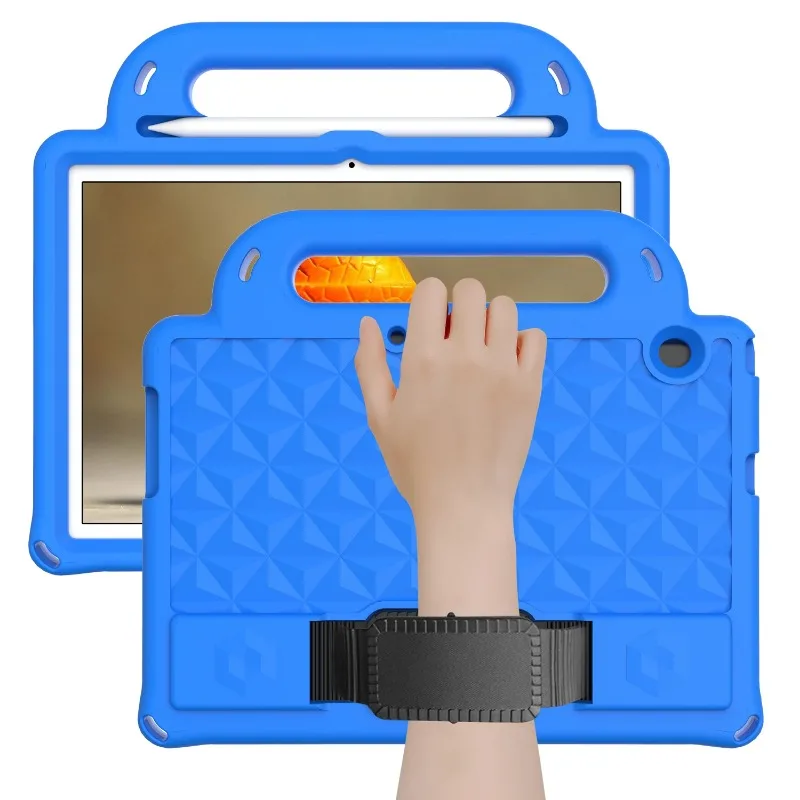 Kinder/Airbag Silikon Hülle/Case inkl. Gurt und Griff für iPad Pro, Mini-Serie | ZITOCASES®