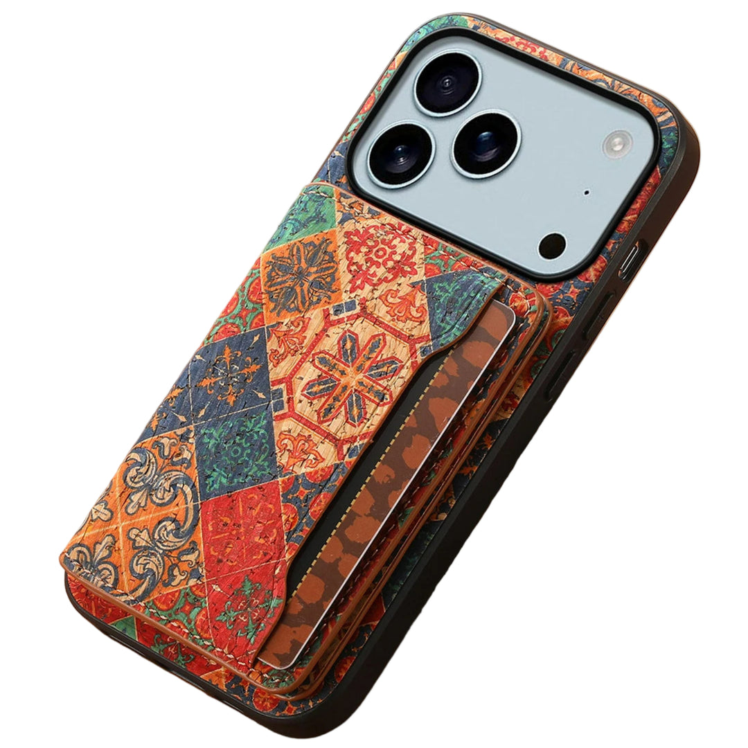 Orientalische/Retro Vintage Kartenfach Hülle/Case für iPhone 17 Pro, 17 Pro Max | ZITOCASES®