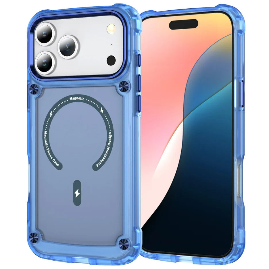 Bunte/Airbag MagSafe/Magnet Silikon Hülle/Case für iPhone 17 Pro, 17 Pro Max | ZITOCASES®