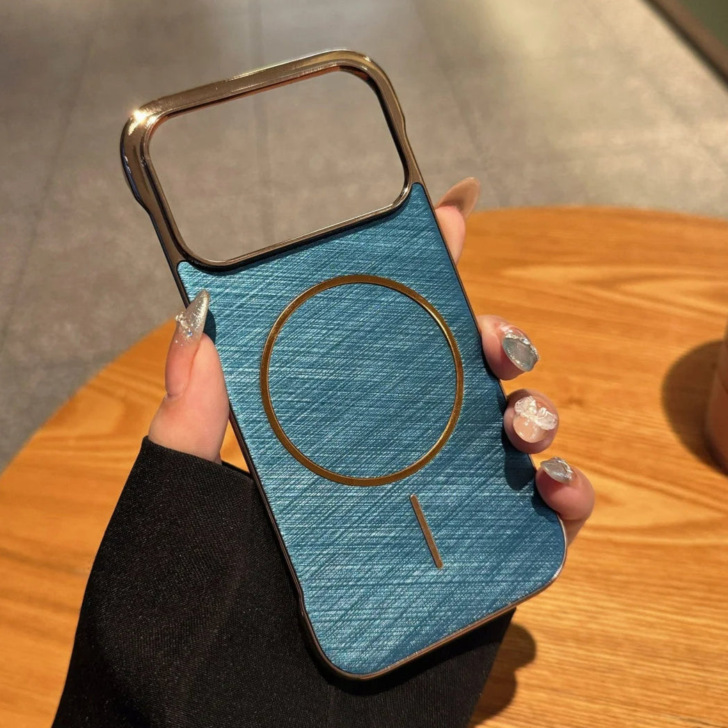 Rahmenlose Metallstruktur Optik MagSafe/Magnet Hülle/Case für iPhone 17 Pro, 17 Pro Max | ZITOCASES®