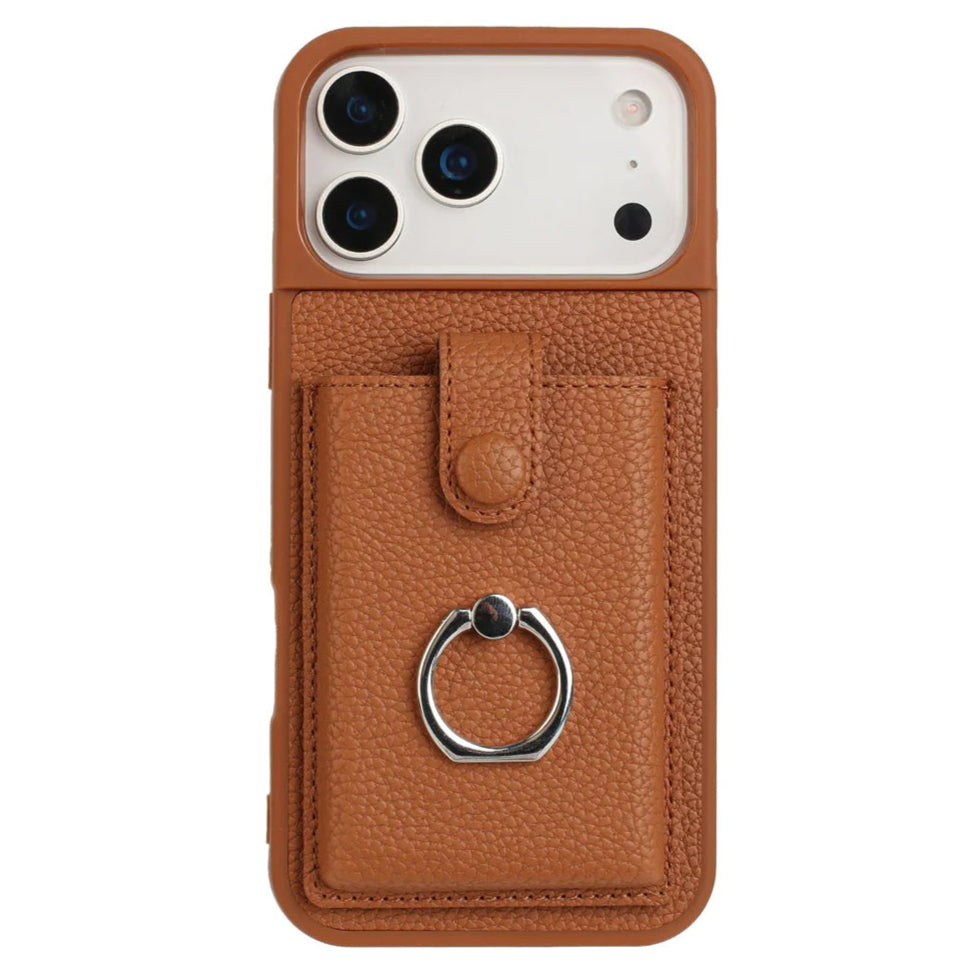 Kunstleder/Kartenfach Ring Hülle/Case für iPhone 17 Pro, 17 Pro Max | ZITOCASES®