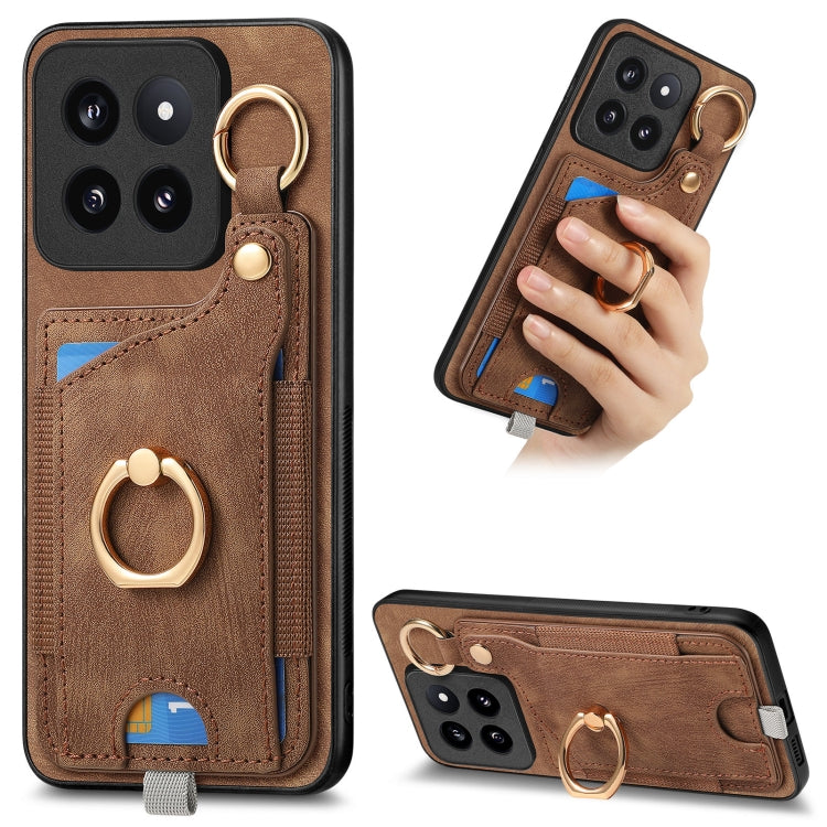 Kunstleder Kartenfach Hülle/Case inkl. Ring für Xiaomi 14, 13-Serie | ZITOCASES®