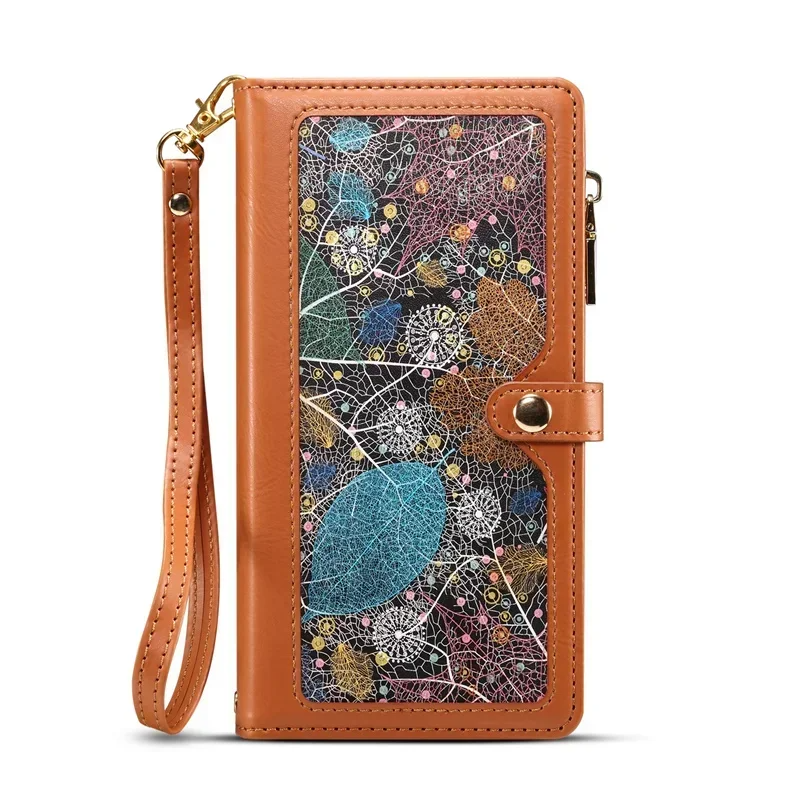 Blumen/Kunst Motiv Kunstleder Klapp Hülle/Flip Case für Motorola Edge 50, 40, 30, G100, G82, G73-Serie | ZITOCASES®