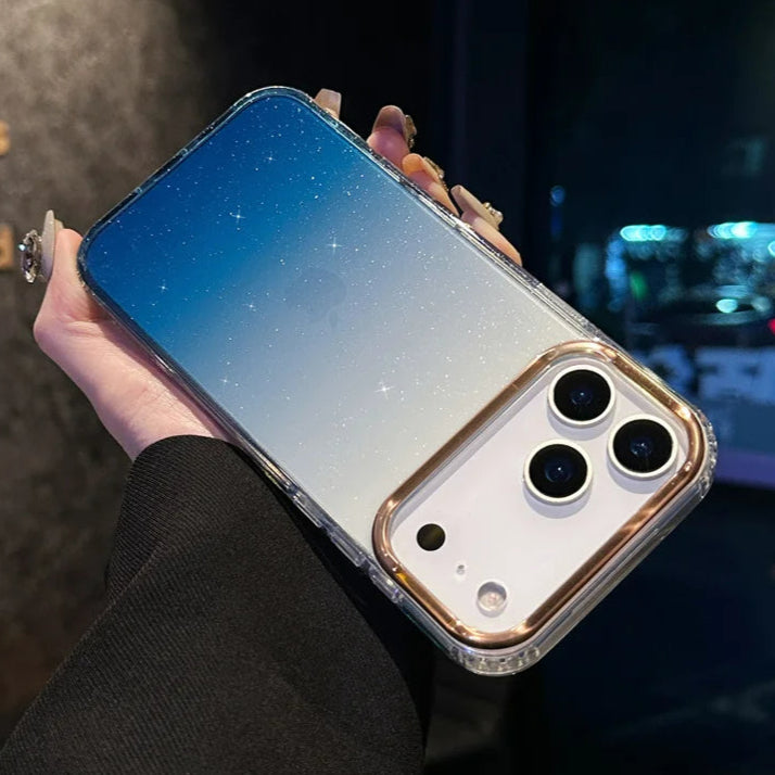 Glitzer/Farbverlauf Silikon Hülle/Case für iPhone 17 Pro, 17 Pro Max | ZITOCASES®