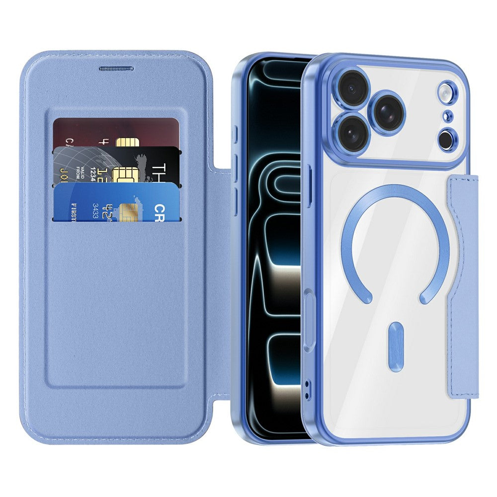 Karierte Kunstleder MagSafe/Magnet Klapphülle/Flipcase für iPhone 18 Pro, 18 Pro Max | ZITOCASES®