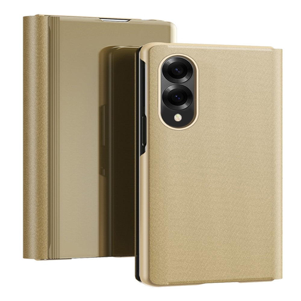 Transparente/Spiegel Kunstleder Klapphülle/Flipcase für Samsung Galaxy Z Fold 8 | ZITOCASES®