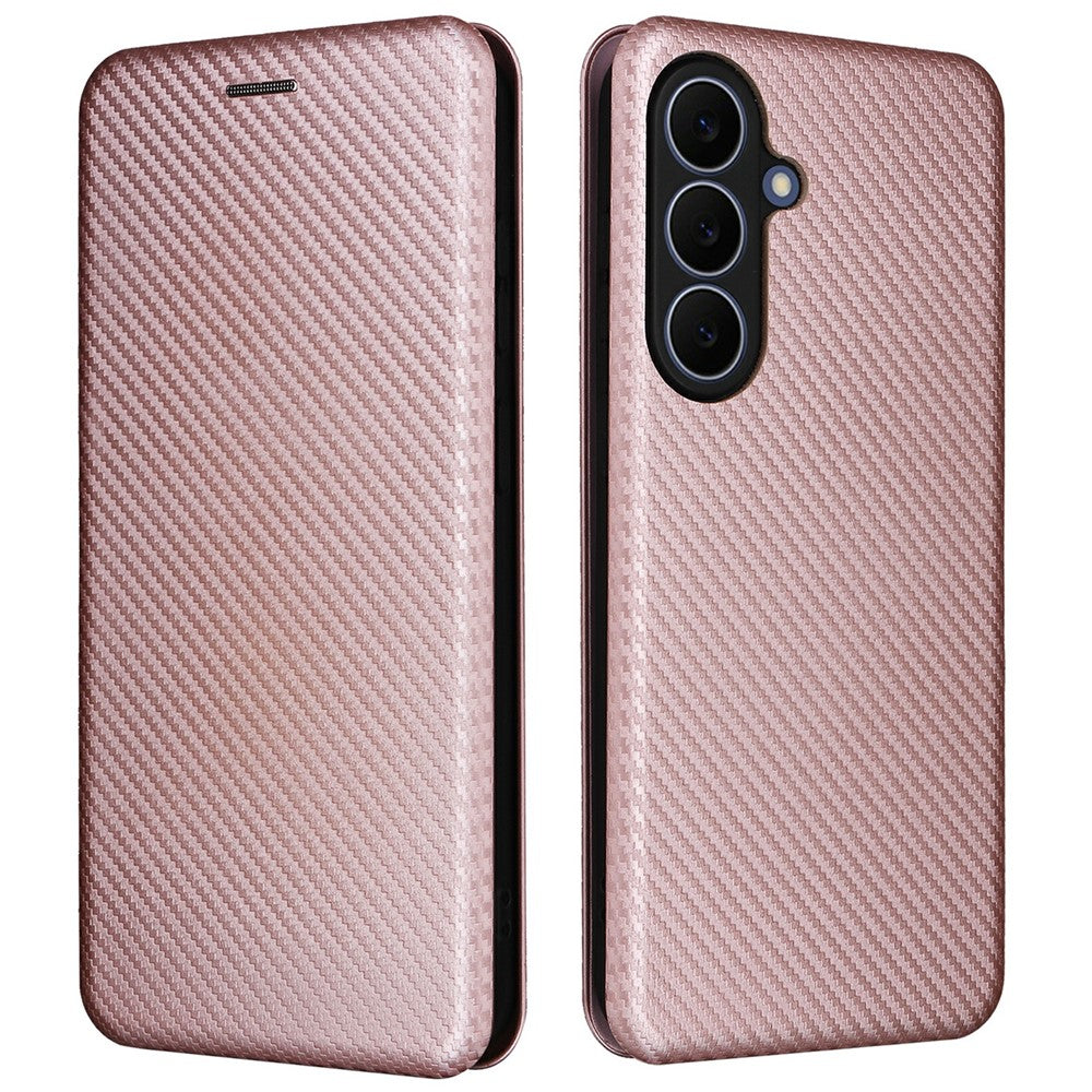 Carbon Optik Klapp Hülle/Flip Case für Samsung Galaxy S26 FE