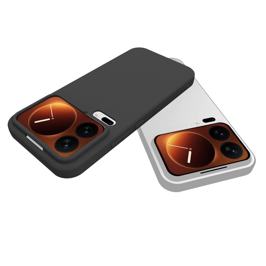 Dünne/Schwarze Silikon Hülle/Case für Xiaomi 18 Pro, 18 Pro Max